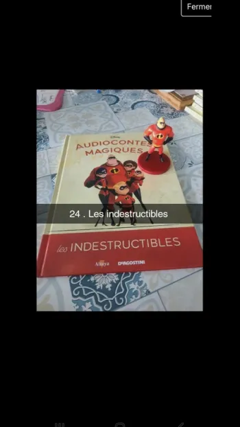 No24 audioconte Magique disney deagostini livre+figurine audio conte compte