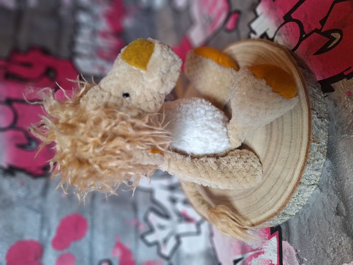 Peluche le petit Lion des Babas bou de moulin roty neuf - photo numéro 4