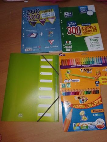 Lot scolaire collège neuf