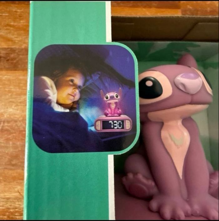 Réveil veilleuse disney classic angel avec sons et mélodies - photo numéro 5