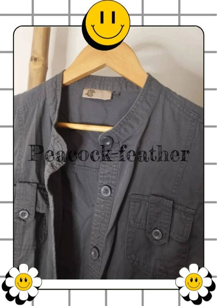 Veste saharienne grise Kiabi 40 - photo numéro 7