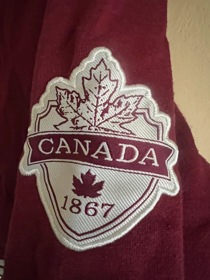 Pull bordeaux vintage très bon état M Canada - photo numéro 4