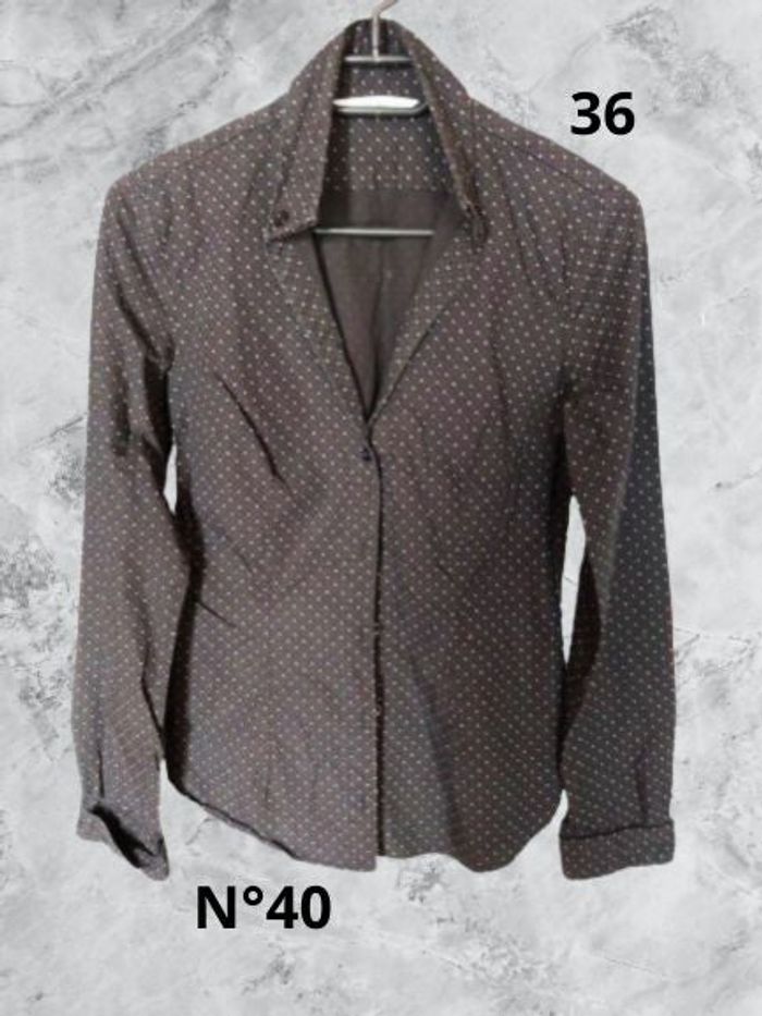 N°40 Chemise noir T36. Xanaka.