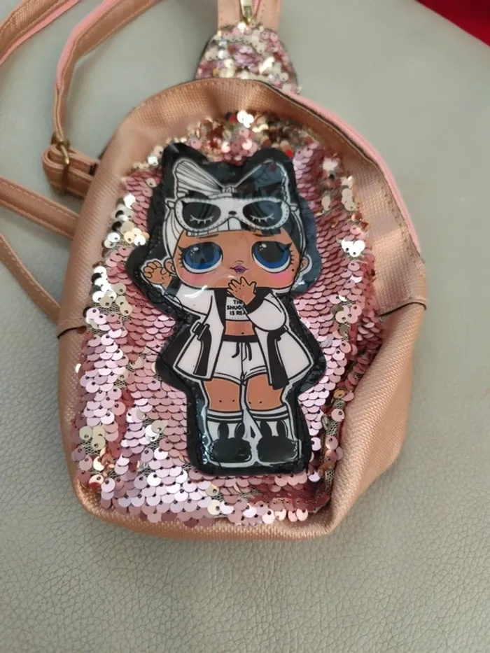 Sac a dos pailleté ou une seule anse - photo numéro 4