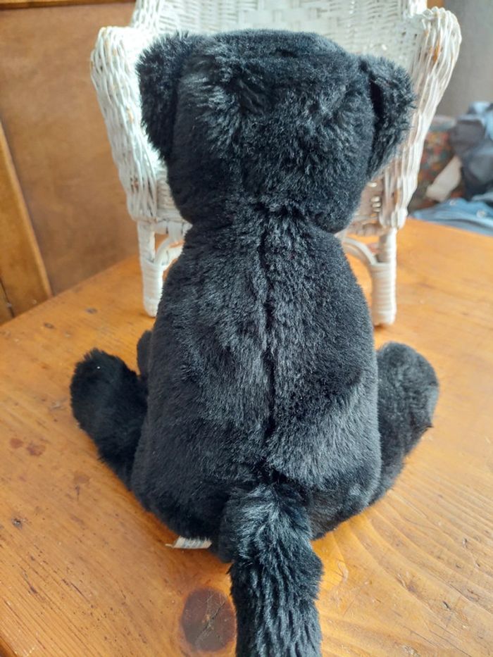 Peluche panthère noire assise Bettella vintage - photo numéro 3