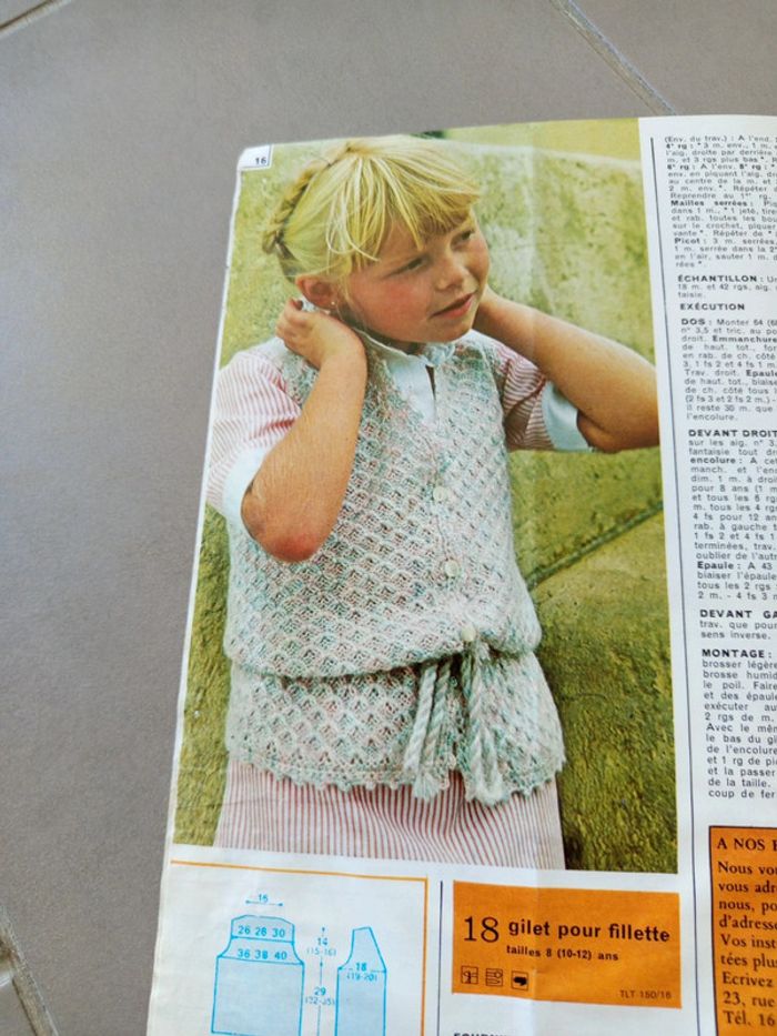 Magazine tout le tricot layette enfants - photo numéro 9
