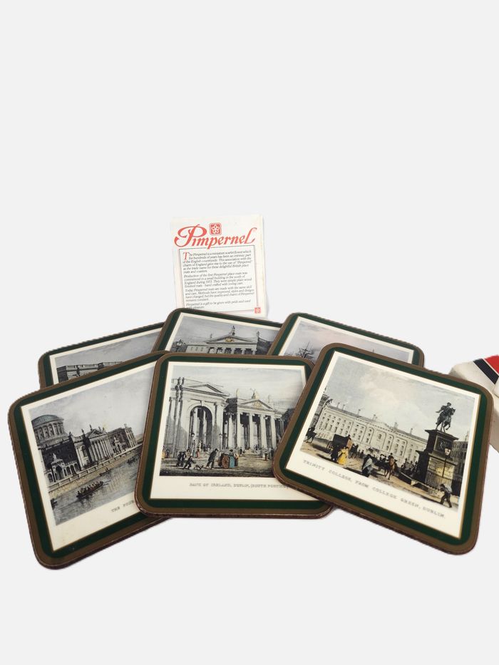 Set de Sous-Verres Pimpernel "De Luxe Finish" Vintage - photo numéro 5