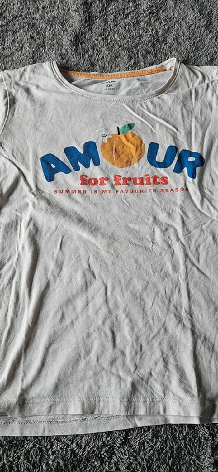 Tee-shirt amour 10 ans - photo numéro 2