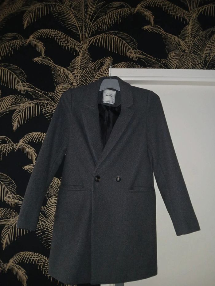 🩶 Manteau long gris anthracite à double boutonnage
Pimkie taille Xs. - photo numéro 2
