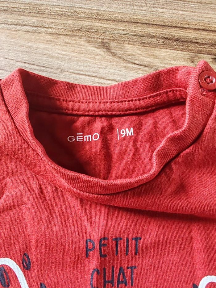 Tee shirt gemo 9 mois - photo numéro 2