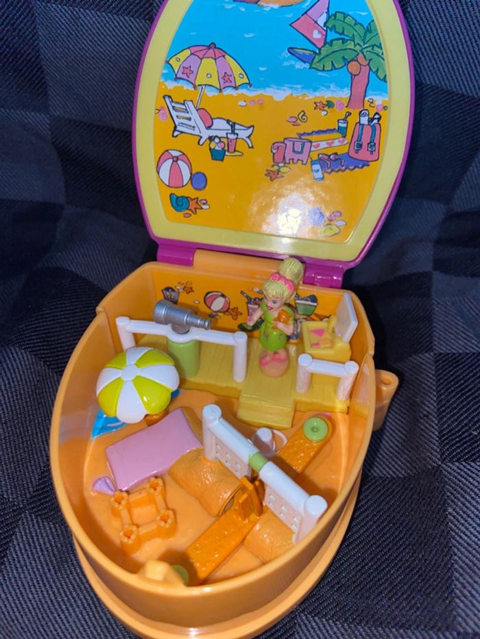 Polly pocket plage tronics clock - photo numéro 3