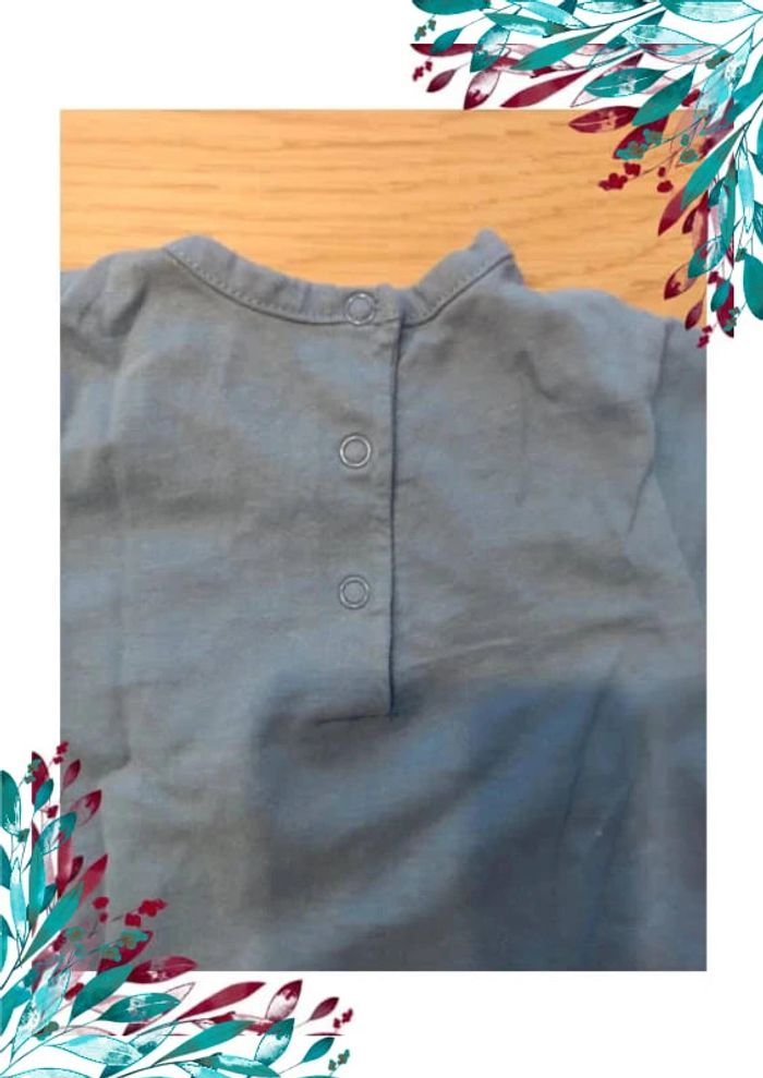 Tee shirt manches longues fille 6 mois - photo numéro 3
