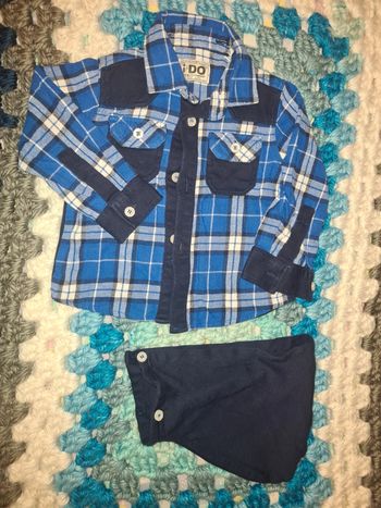 Chemise à capuche amovible 12 mois