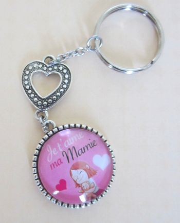 Porte clef theme mamie