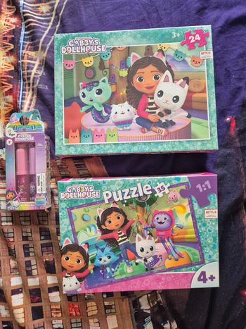 Puzzle gabby's dollhouse