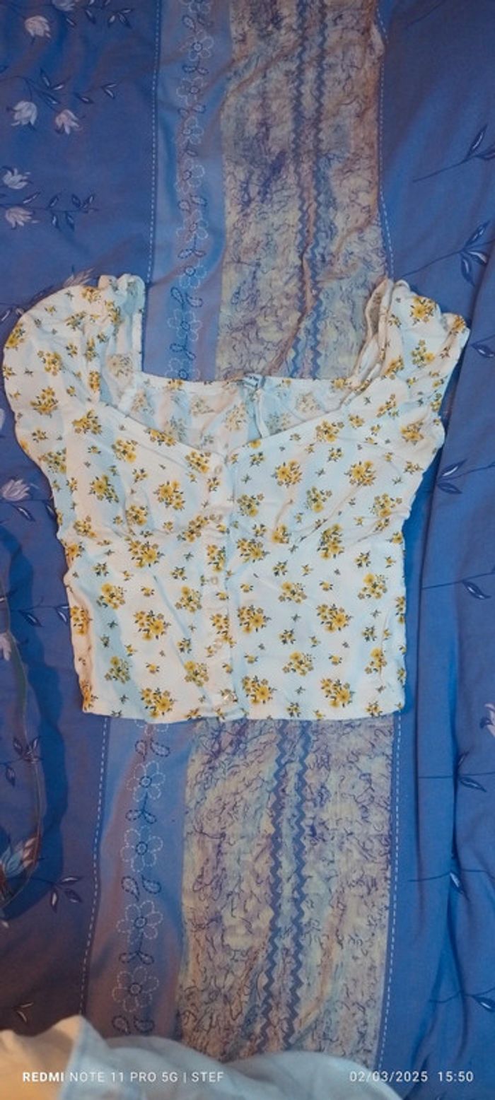 Top fleuri