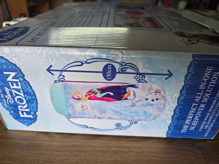 Lit gonflable enfant avec sac de couchage intégré Reine des neige  ou Spiderman - photo numéro 4