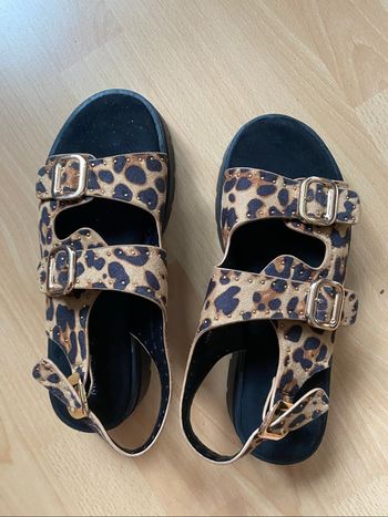 Sandales léopard style birk 39