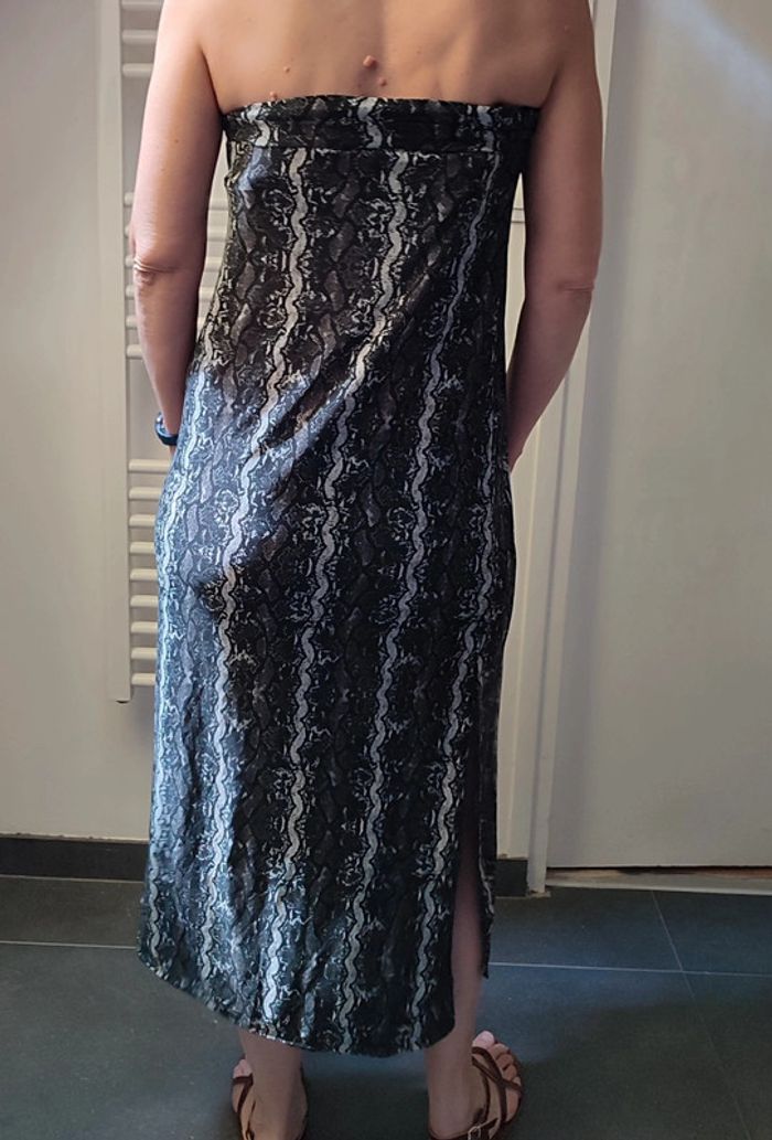 Jupe longue fendu ou robe bustier élastique s/ m - photo numéro 8