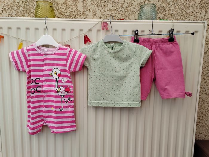 🌸Lot 2 tenues été 9 mois sans marque
