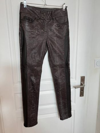 Pantalon effet piton