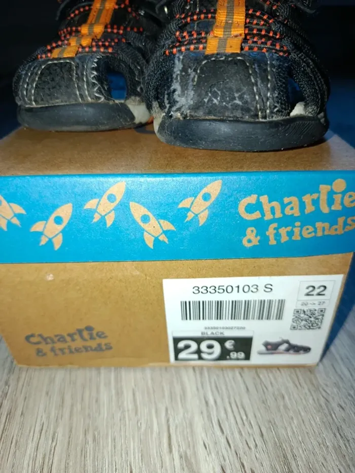 Sandale taille 22 charlie &friends - photo numéro 3