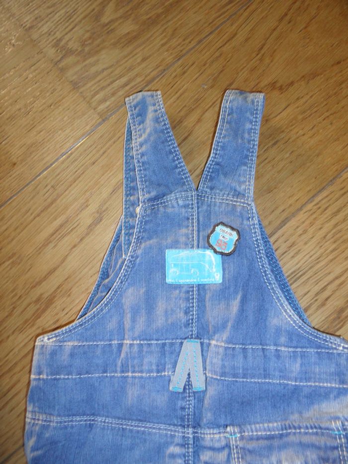 Salopette en jean garçon mi-saison, OBAIBI, 6 mois - photo numéro 5