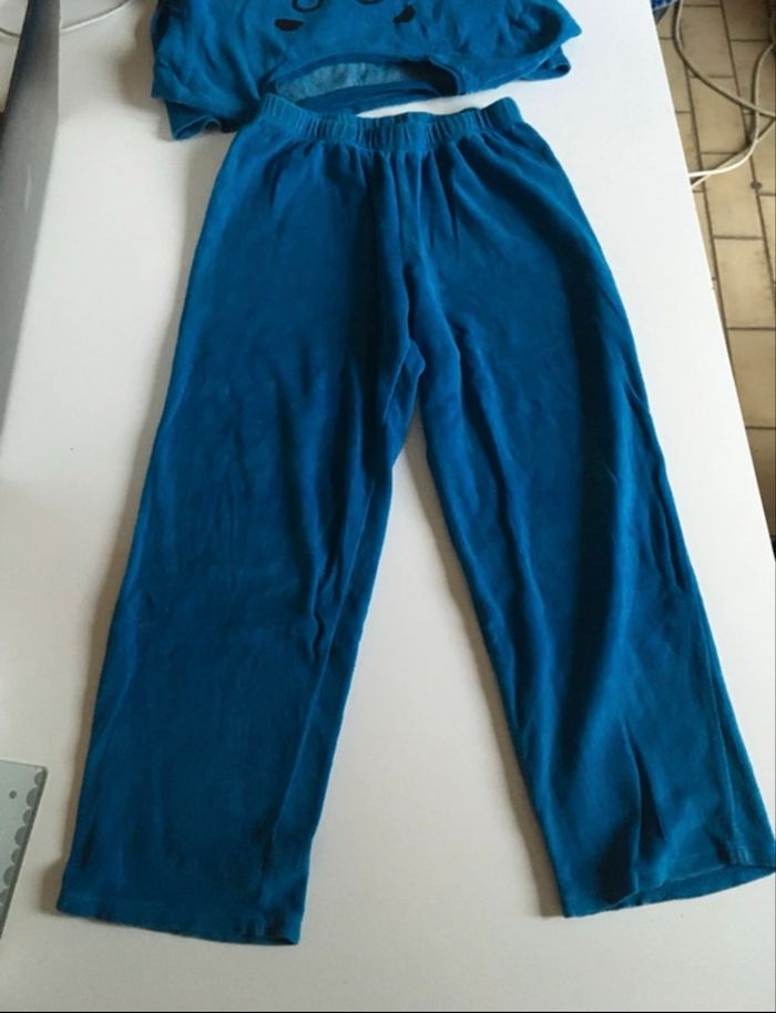 Pyjama Hiver deux pièces garçon satisfaisant taille 7 / 8 ans couleur bleu - photo numéro 6