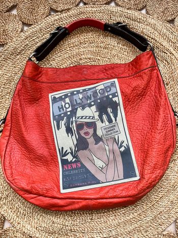 Sac à main rouge Barbara Rihl