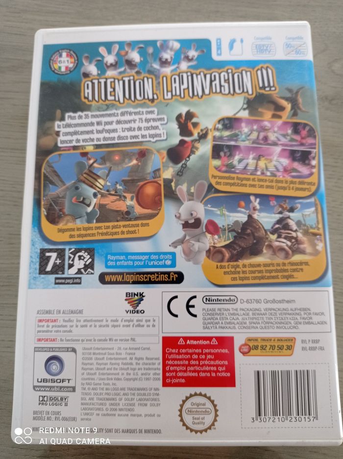 Rayman contre les lapins crétins Wii - photo numéro 2
