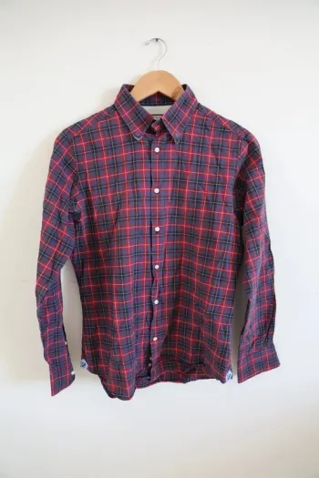 C37 Chemise à carreaux Cremieux Mercer St Collection Taille S
