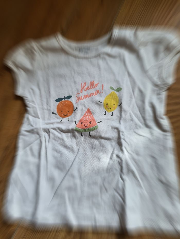Tee shirt fille été 12 mois Bout'chou - photo numéro 2