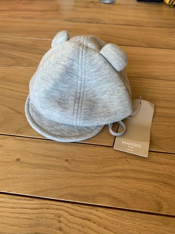 Casquette mango grise