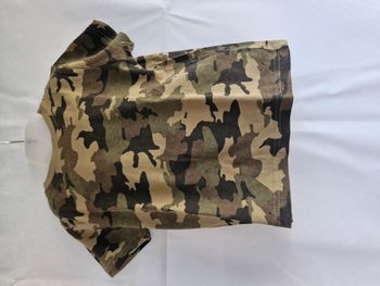 T-shirt manches courtes 2/3 ans Primark Camouflage kaki, marron beige noir