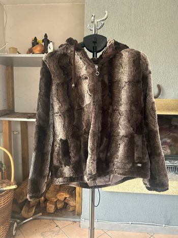 Veste moumoute marron Banana Moon