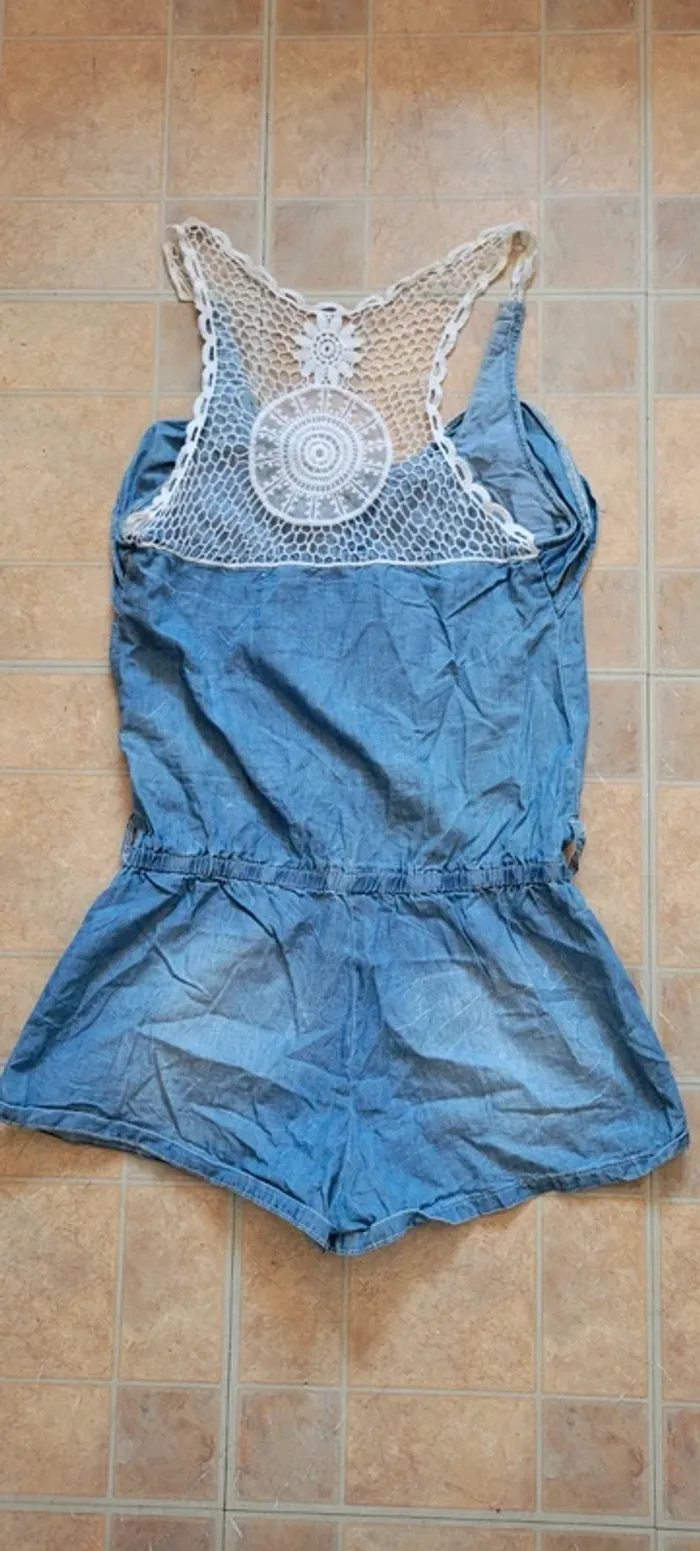 Combi short jeans - photo numéro 2