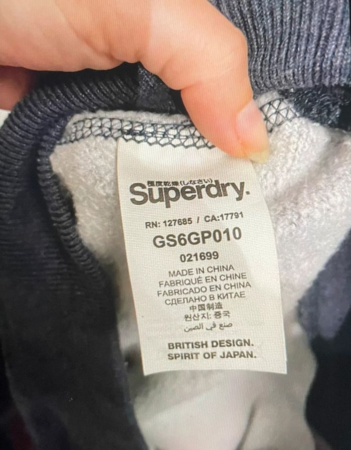 Sweat bleu Superdry TS - photo numéro 6