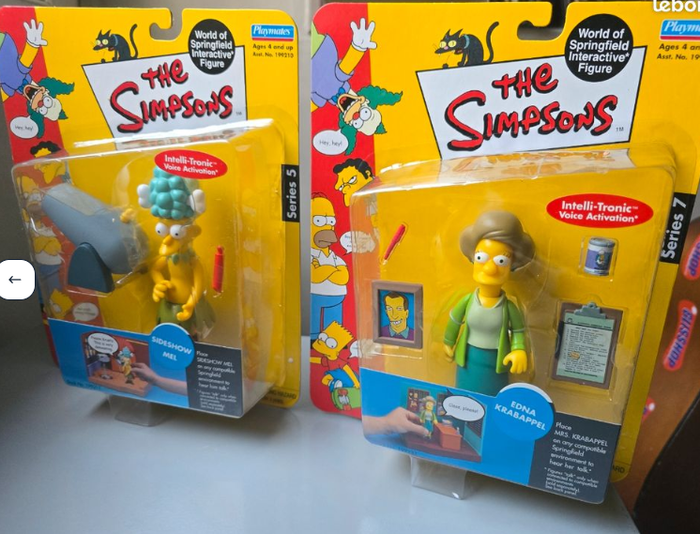 Figurine Playmates Simpsons Mel série 5 + Edna série 7 WOS - photo numéro 4