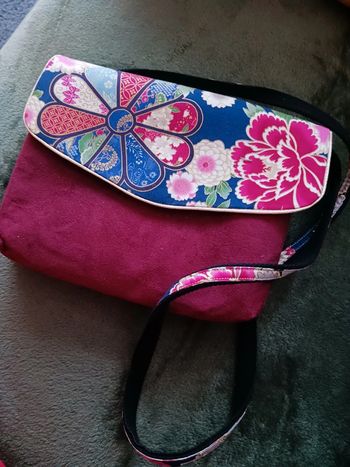 Sac bandoulière bordeaux LUUNKA