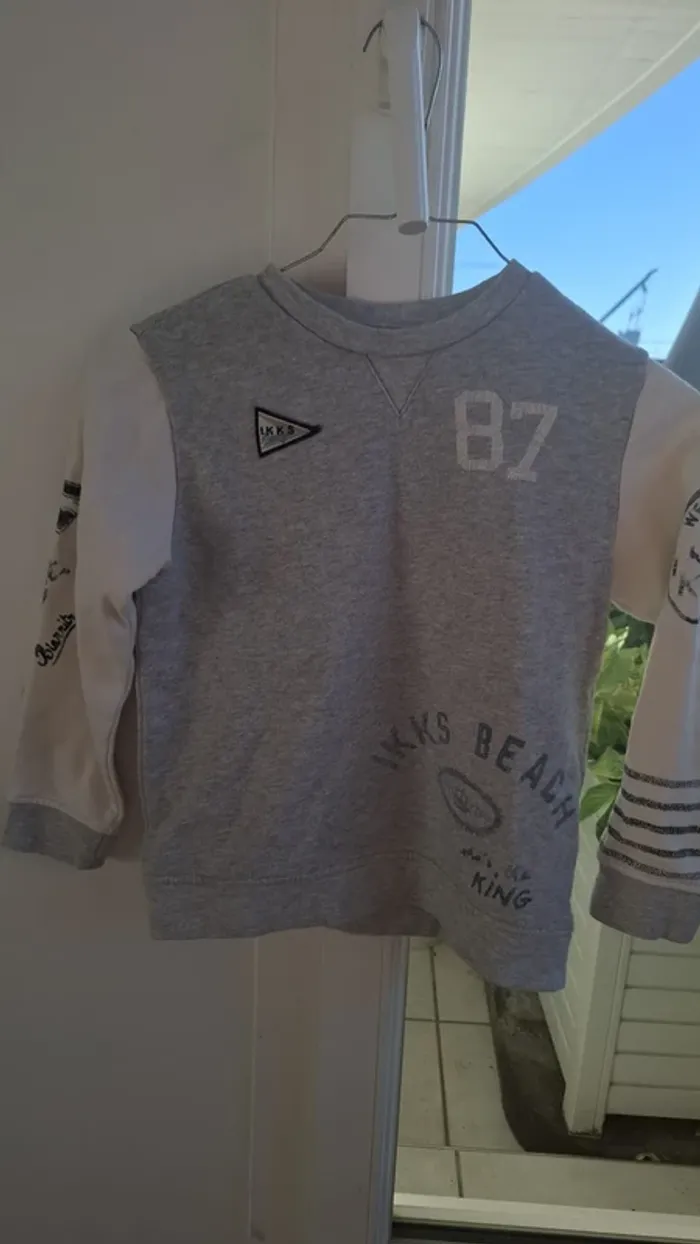 Sweat IKKS garçon – Taille 8 ans (128 cm)
