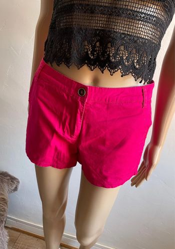 Shorts chino rose fuchsia T36 🌸💖