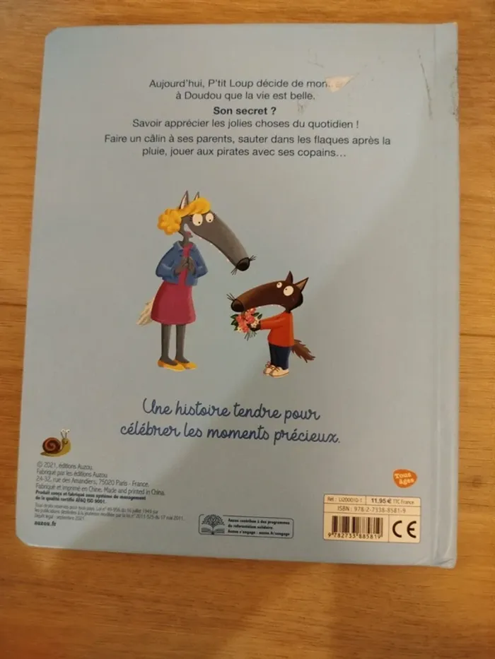 Livre "la merveilleuse journée de P'tit Loup" - photo numéro 4