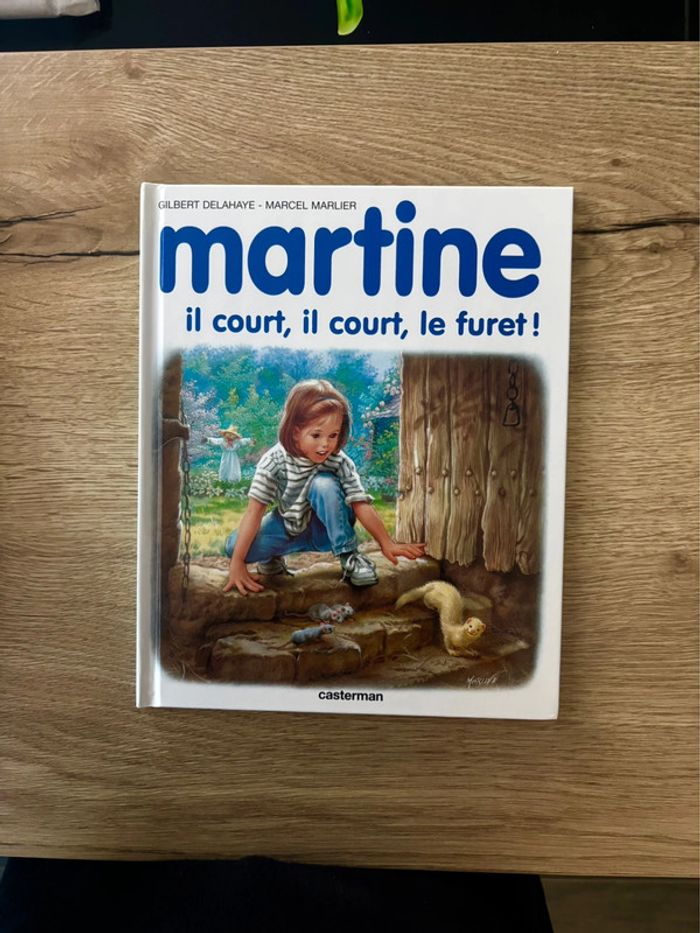 Livre Vintage Martine il court, il court, le furet ! Pour Enfants