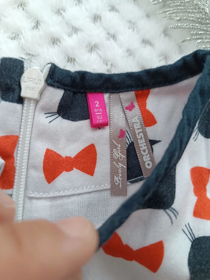 🔸Robe Sans Manches Chat - Orchestra 24 Mois🔸 - photo numéro 6