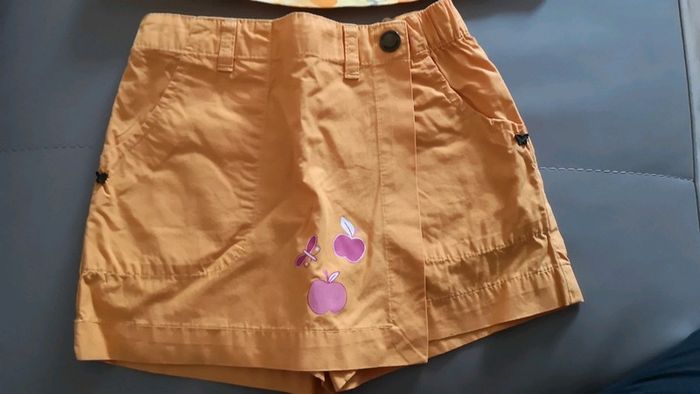 Ensemble jupe short et son top assorti fleuri - photo numéro 7
