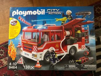 Neuf - PLAYMOBIL 9464 Fourgon d'intervention des pompiers