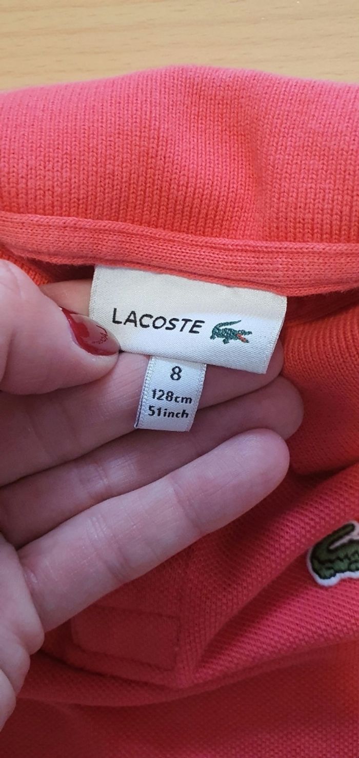 Polo Lacoste 8 ans - photo numéro 4