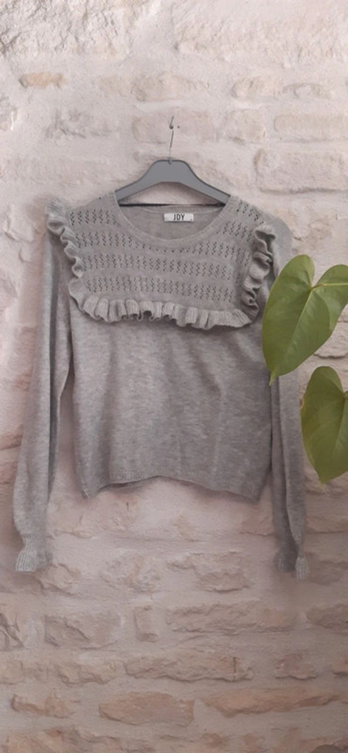 Pull doux gris XS - photo numéro 2