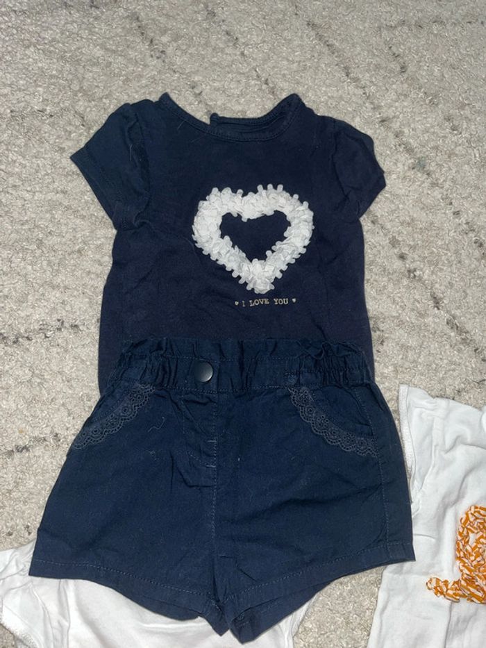 Lot de 3 ensemble bébé fille - photo numéro 2