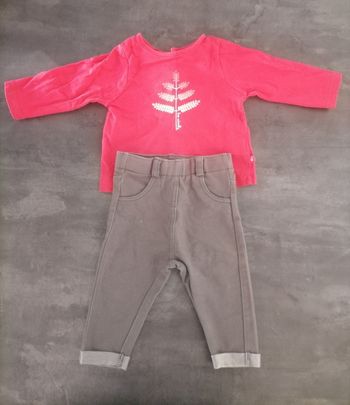 Ensemble fille 6 mois